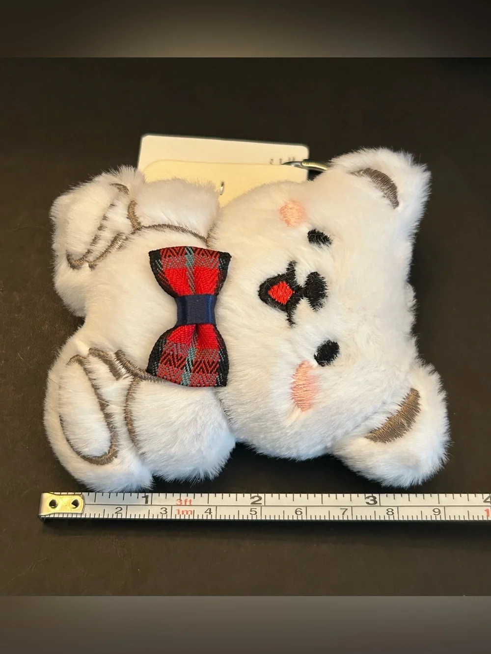 Plush & Soft Teddy Bear 🧸 Bag Charm Backpack Charm Keychain Choice of 4-Colors